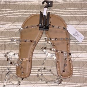 studded gladiator sandals